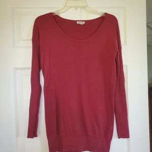 Burgundy Sweater Tunic